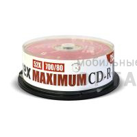 Диск MIREX CD-R 52X 700MB  Cake box 25 (25/300) Диск MIREX CD-R 52X 700MB  Cake box 25 (25/300)