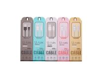 Кабель USB to Micro Usams US-SJ098 U-Turn Series, 1.0м, 2.1A, черный