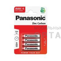 Элемент питания PANASONIC  R03 Zinc Carbon (4 бл)   (48/240) Элемент питания PANASONIC  R03 Zinc Carbon (4 бл)   (48/240)