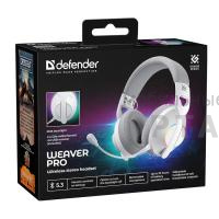 Гарнитура игровая DEFENDER Weaver PRO BT/2.4G, белый (1/24) Гарнитура игровая DEFENDER Weaver PRO BT/2.4G, белый (1/24)