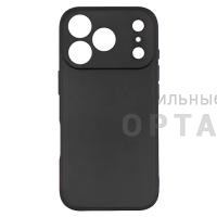 Чехол Soft-touch Black силиконовый в техпаке, для iPhone 15 Pro