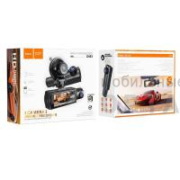 Видеорегистратор HOCO DI61,3 камеры, 3.0 IPS, max 128GB, Wi-Fi, 1280*720, цвет: черный (1/30)