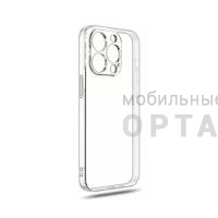 Чехол прозрачный силикон в техпаке, iPhone 16 Pro