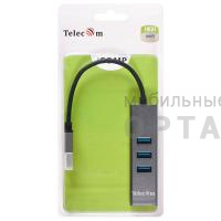 Переходник USB 3.0 -->RJ-45 1000Mbps +3 USB3.0, Aluminum Shell, 0.2м Telecom <TA311U> (1/140) Переходник USB 3.0 -->RJ-45 1000Mbps +3 USB3.0, Aluminum Shell, 0.2м Telecom <TA311U> (1/140)