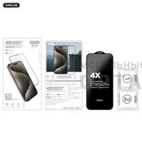 Защитное стекло 10-in-1 Supglass SG-01 4X Quadruple Strength Glass, для iPhone 16 Pro